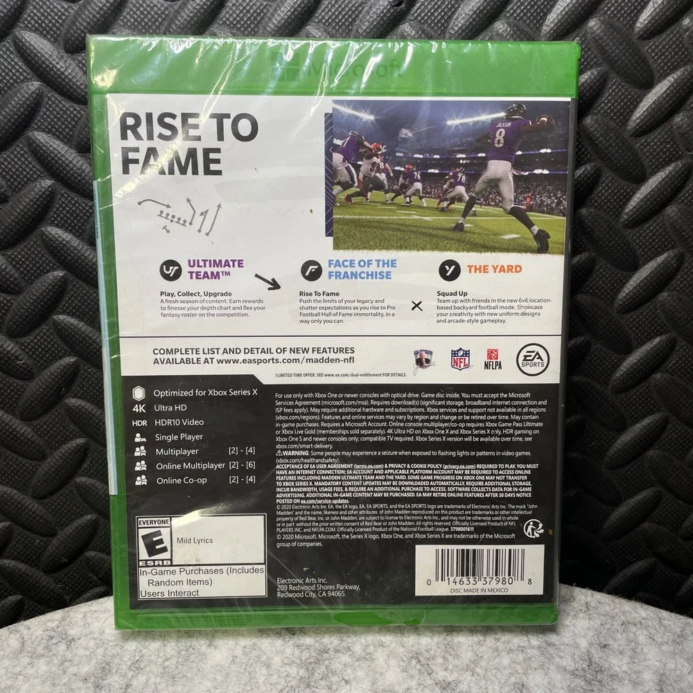 Madden NFL 21 Xbox One Xbox Series‎ X Football Videogame Factory Sealed